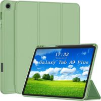 Funda Smart Cover con Porta Lapiz para Tablet Galaxy tab A9 plus 11"" Verde Claro