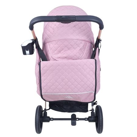 Coche moises Galaxy aluminio Baby CAM rosado