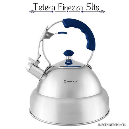 Tetera Finezza de 5.0 Lt - FF-T0030 Acero Inoxidable - AZUL