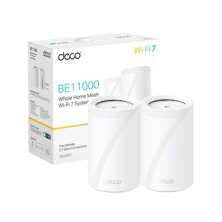 Sistema Mesh Tp Link Deco BE65 2 Pack Wifi 7 BE11000