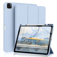 Funda Smart Cover con Porta Lapiz para Tablet Pad 6 Celeste
