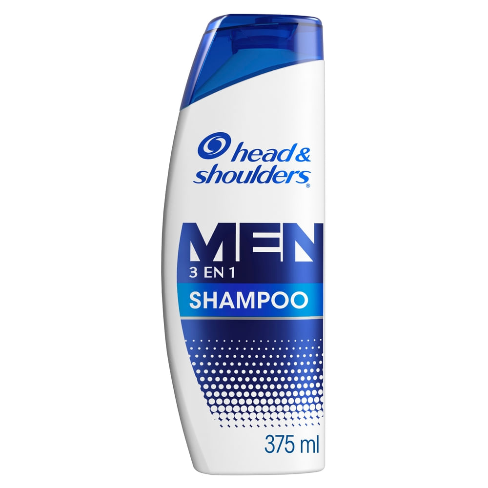 Shampoo HEAD & SHOULDERS Men Anticaspa3 en 1 Frasco 375ml