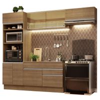 Mueble de Cocina Integral Glamy 270 cm Marrón 11