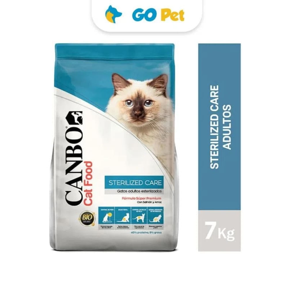 Alimento Para Gatos Canbo Sterilized Care Cuidado Esterilizado 7 kg