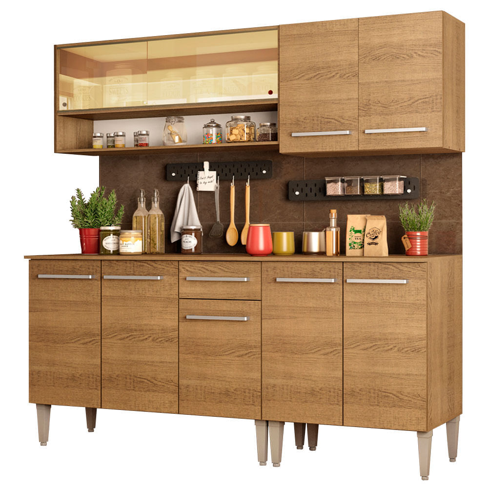 Mueble de Cocina Integral Emilly Dance 169 cm Marrón 07