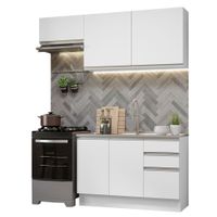 Mueble de Cocina Integral Glamy 180 cm Blanco 09