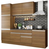 Mueble de Cocina Integral Bari 240 cm Marrón 01