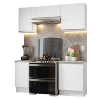 Mueble de Cocina Integral Glamy 180 cm Blanco 12