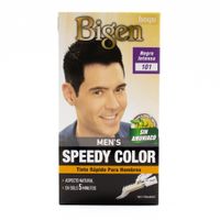 Tinte de cabello  en crema  Bigen Men's  Speedy  Color #101 Negro intenso
