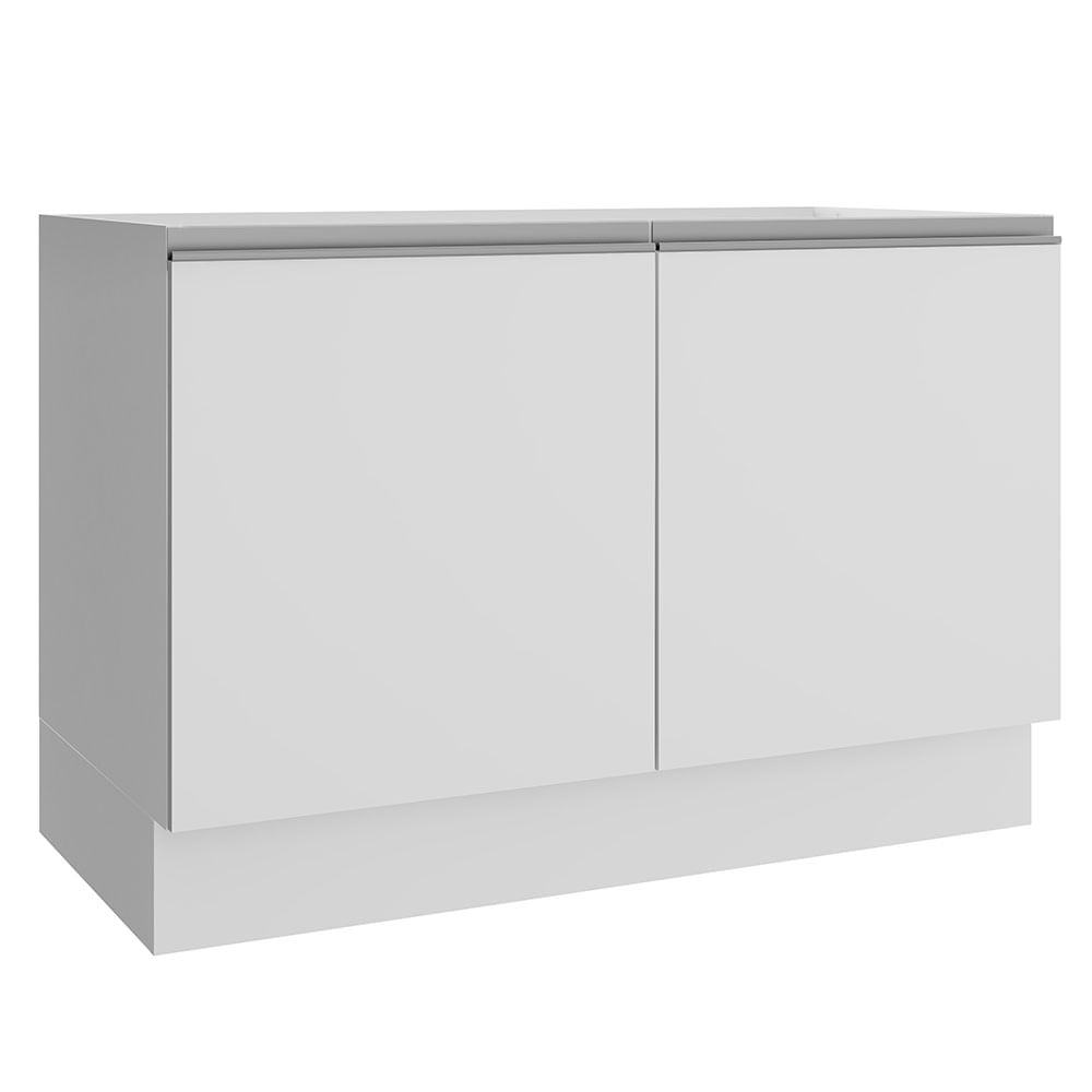 Mueble de Cocina 2 Puertas Glamy 120 cm Blanco