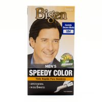 Tinte de cabello  en crema   Bigen Men's  Speedy  Color  #104 Castaño Oscuro Medio