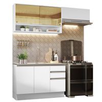 Mueble de Cocina Integral Glamy 200 cm Blanco 08