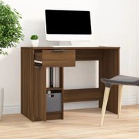 Escritorio Moderno Aizen Marron Oscuro R&R MUEBLES