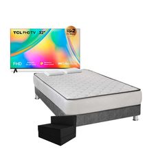 pack-cama-2-plazas-colchon-base-tarima-sofa-cama-2-almohadas-televisor-tcl-led-32-fhd-smart-tv-32s5400af