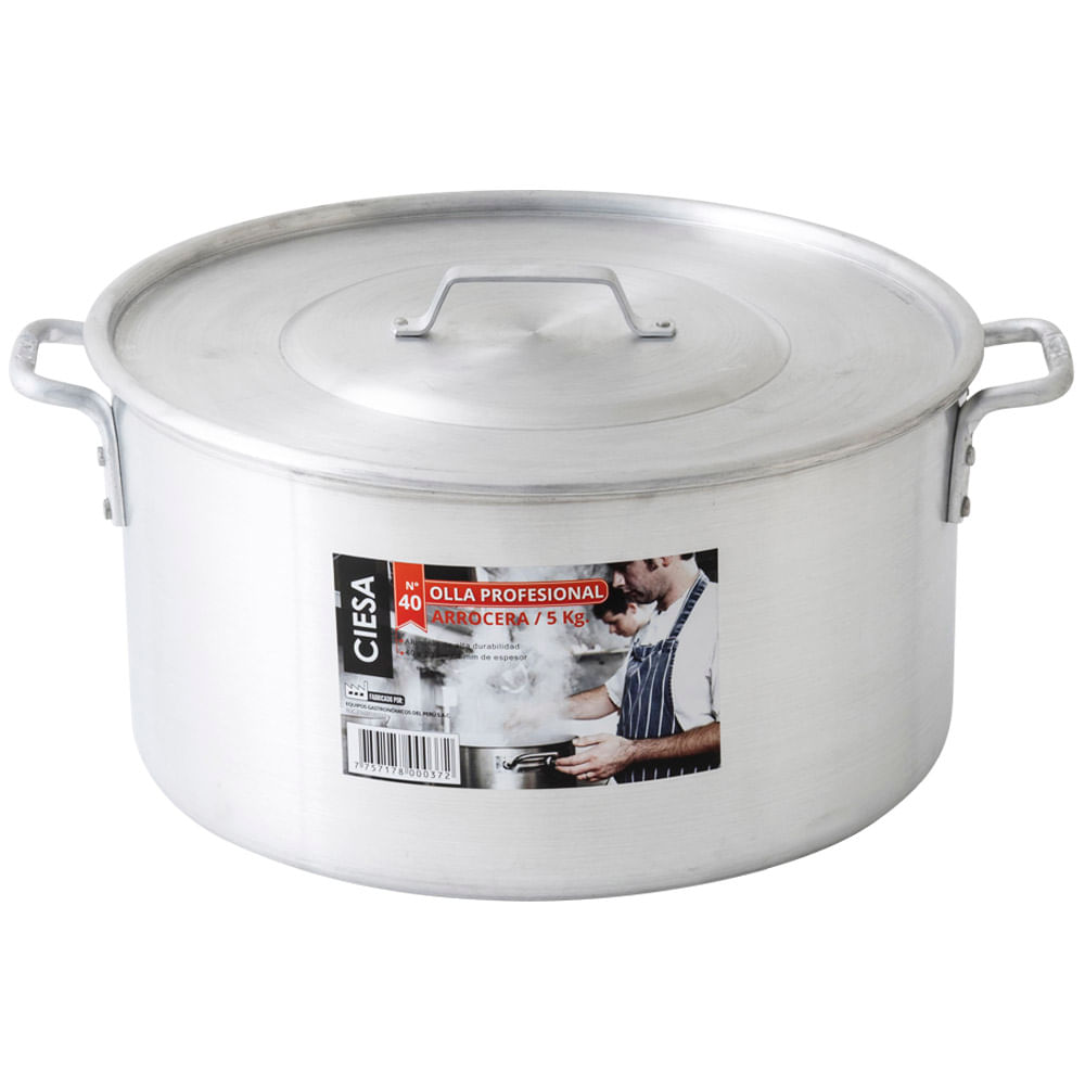 Olla Arrocera 40x20 4mm 5Kg