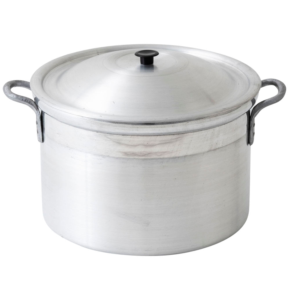 Olla Eco N°32 con Tapa Blanca 1.4mm 15L