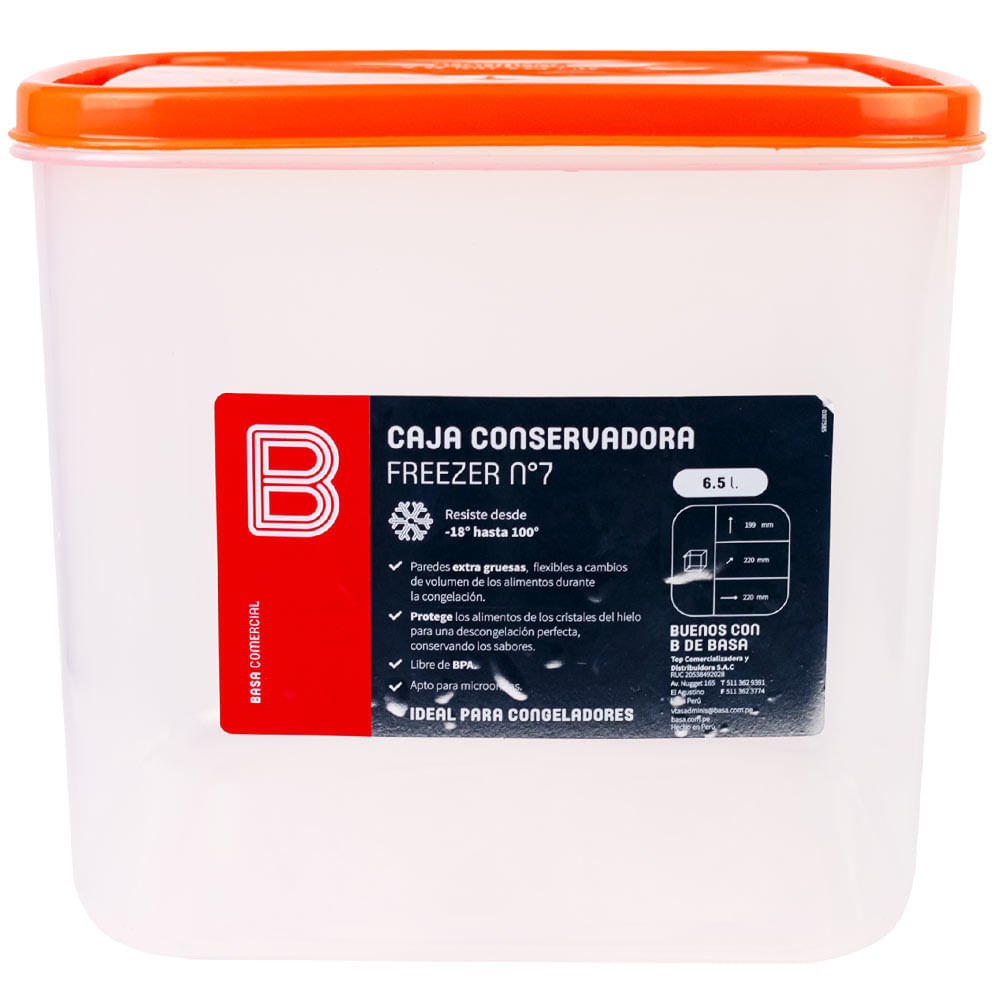Caja Conservadora BASA Freezer 6.5L