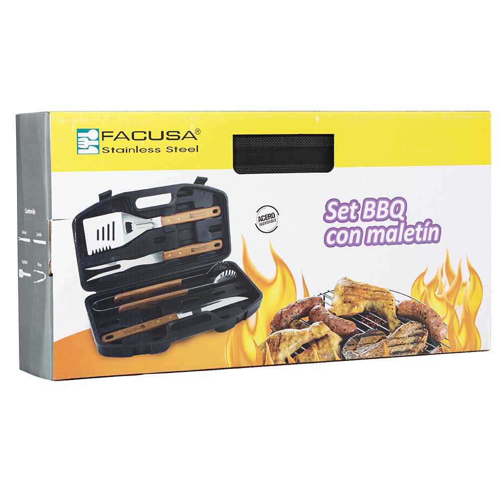 Set Utensilios FACUSA x4un Maletin Plástico