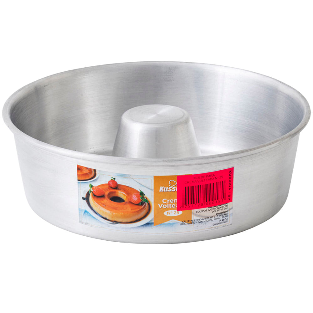 Molde para Crema Volteada Nº25