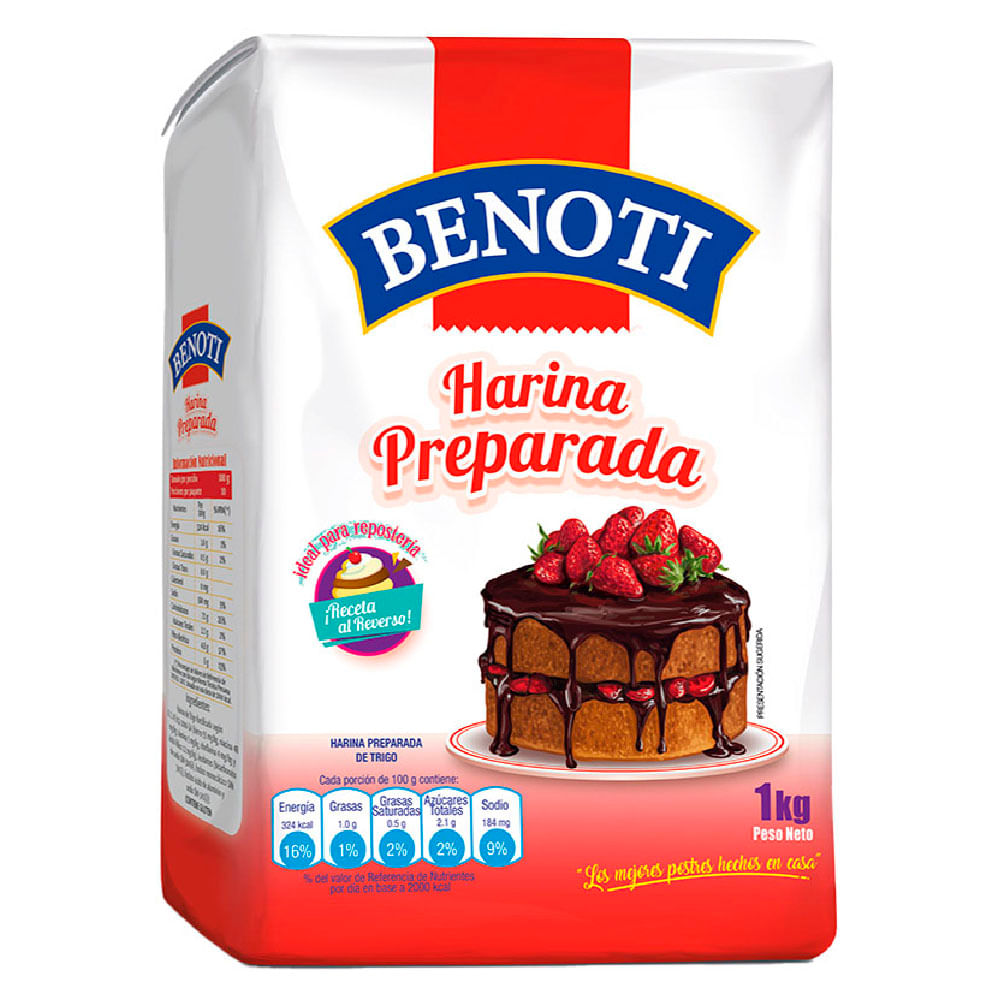 Harina Preparada BENOTI Paquete 1Kg