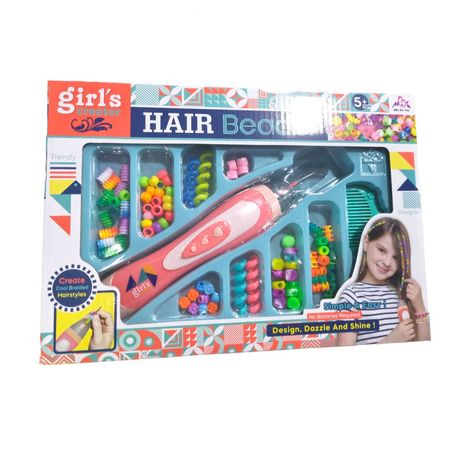 Set de Peinados con Cuentas para Niñas: Crea Trenzas Divertidas y Coloridas