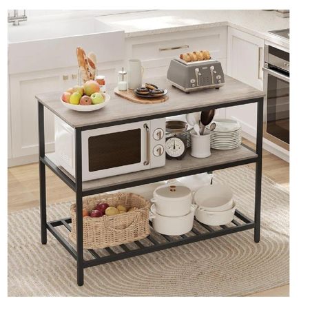 Mueble Auxiliar de Cocina Multiusos TU MESITA Vincent color Gris