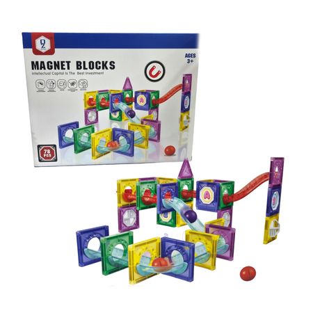 Juguete Magnet Blocks 78 Piezas con Diversión Magnética Ilimitada