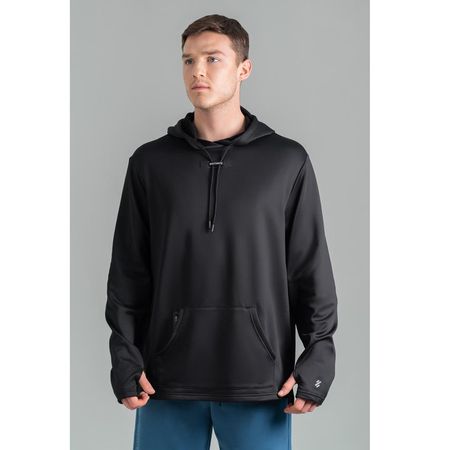Polera con Capucha para Hombre Black Sand Talla XL
