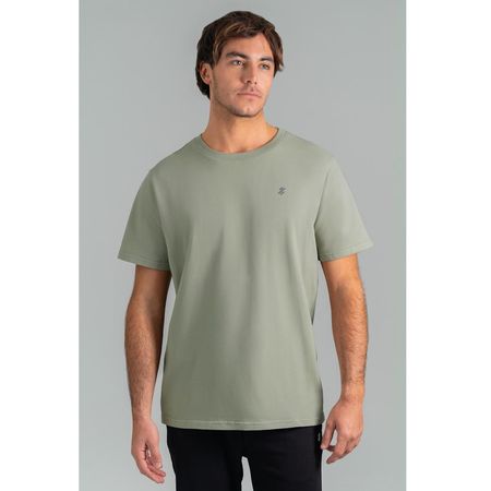 Polo Regular Fit Manga Corta para Hombre Olive Green Talla L