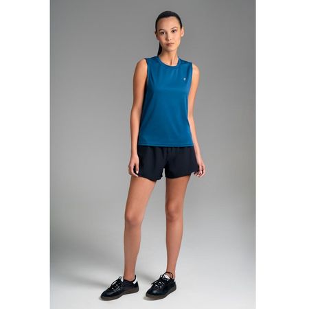 Polo Deportivo Sin Mangas para Mujer Oil Blue Talla S