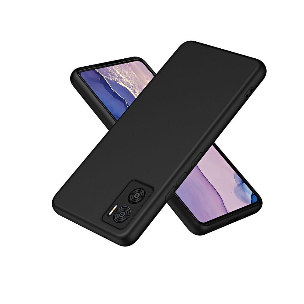 Funda para Motorola Moto G60S Soft Feeling Antishock Negro Resistente ante Caídas y Golpes