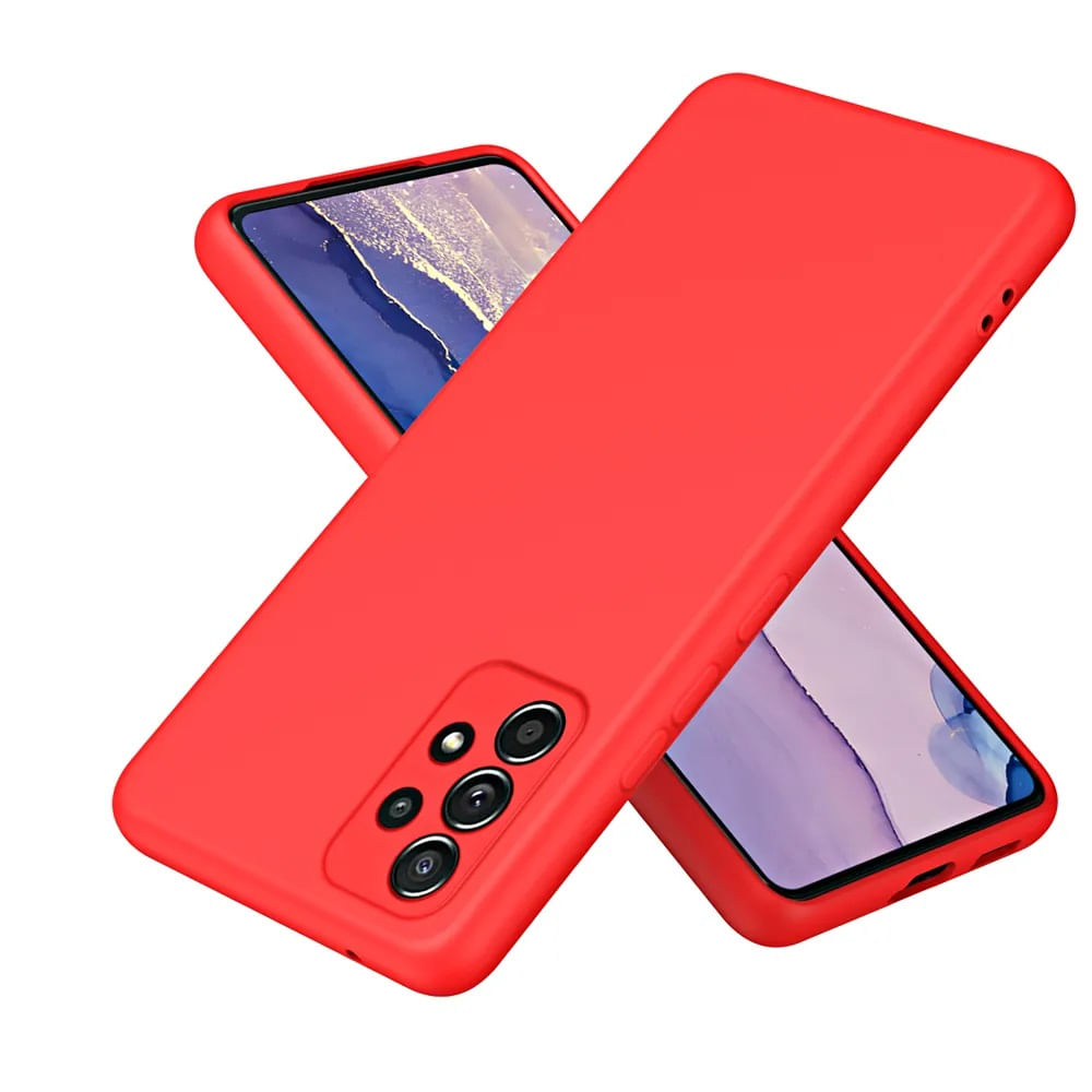 Funda para Samsung A05S Soft Feeling Antishock Rojo Resistente ante Caídas y Golpes