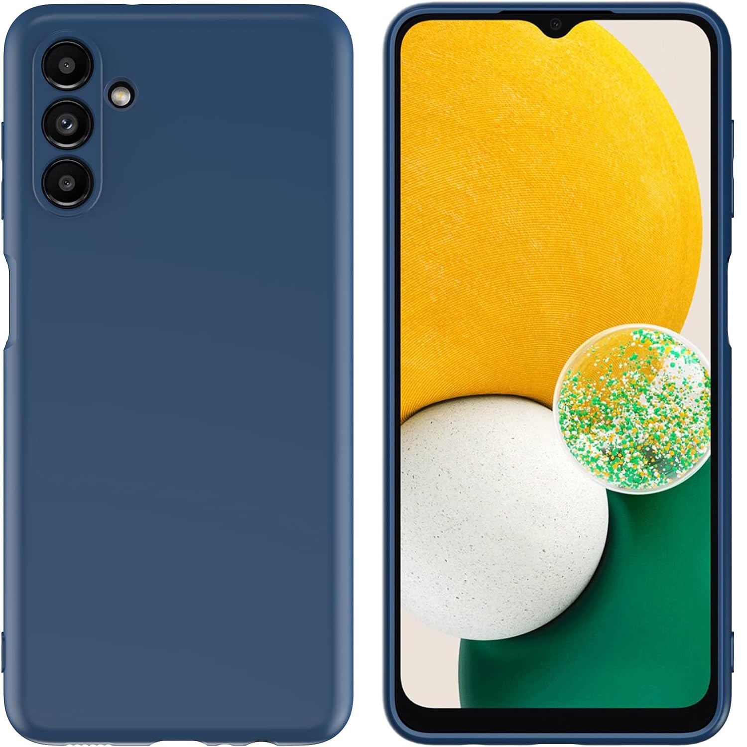 Funda para Tecno Spark 10 Pro Soft Feeling Antishock Azul Resistente ante Caídas y Golpes