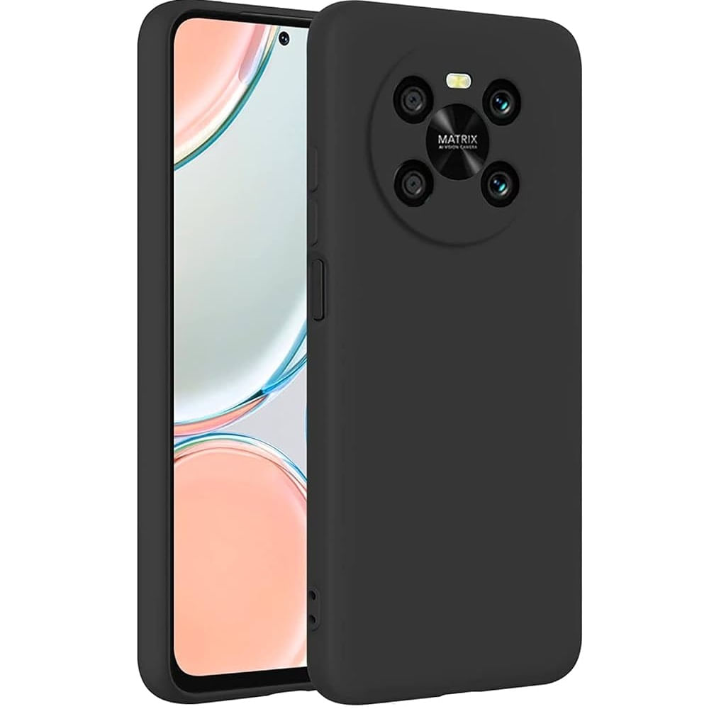 Funda para Honor X5 Plus Soft Feeling Antishock Negro Resistente ante Caídas y Golpes