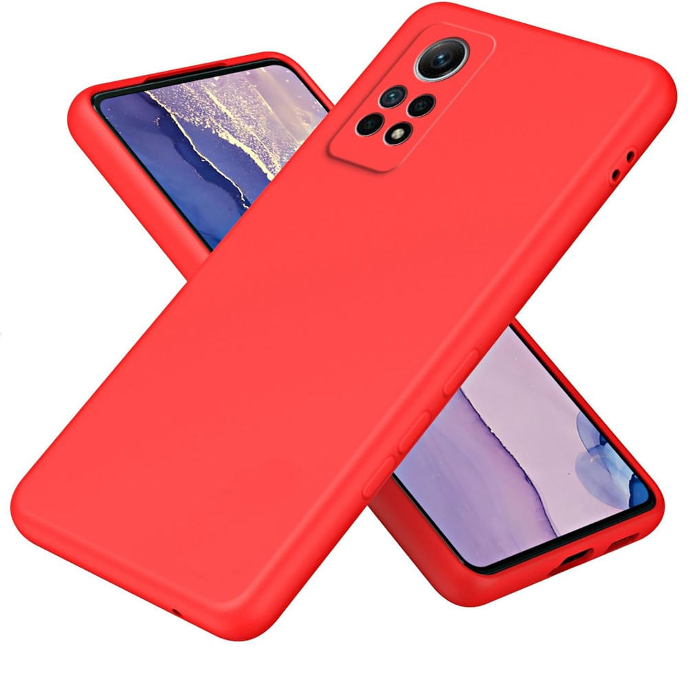 Funda para Xiaomi Mi 13T Soft Feeling Antishock Rojo Resistente ante Caídas y Golpes