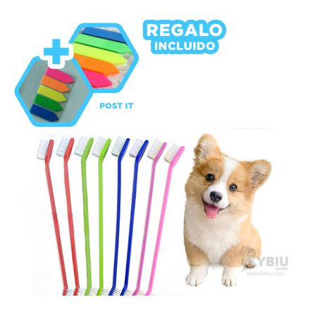 Limpiador Bucal para Mascotas 3 Piezas Y+Post-it adhesivos