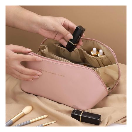 Neceser Transportable para Maquillaje Tono Rosado Y+Agendita