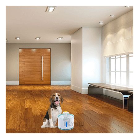 Fuente Estetica para Beber Blanco Celeste Y+Stickers