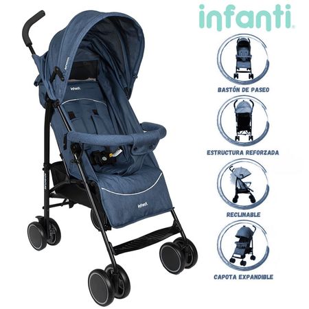 Coche Bastón Deportivo Adventure Infanti Blue