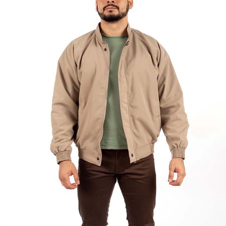 Casaca Legant Hombre Cuello Chino - Beige Casaca  Legant Hombre Cuello Chino - Beige XXXL