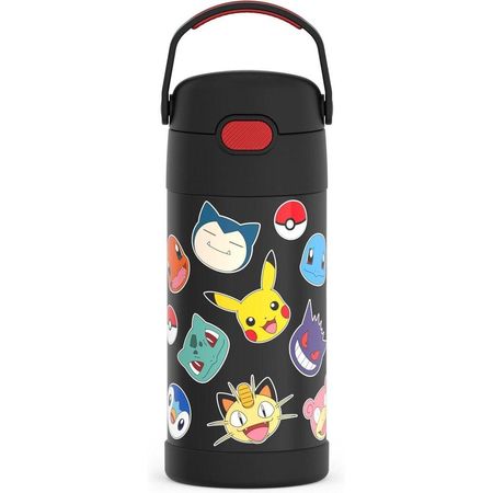 Botella Thermos FUNTAINER, Pokémon, mantiene frío 12 horas