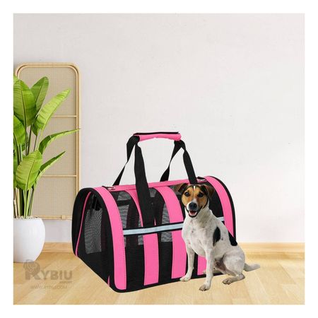 Mochila Compacta para Mascota Color Fucsia Y+Regalo Agendita