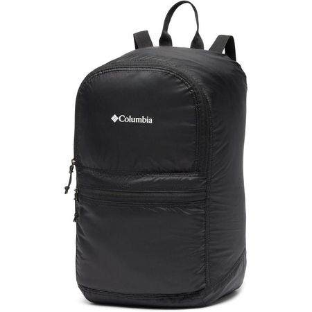 Mochila negra plegable Columbia, práctica y ligera para senderismo y excursiones