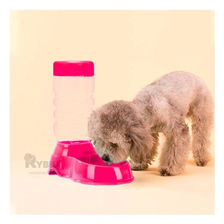 Dispositivo Versatil de Agua para Mascotas de Color Rosado