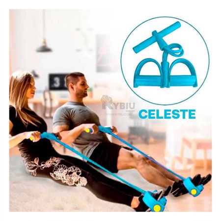 Elastico para Pilates en Color Celeste Y+Post-it adhesivos