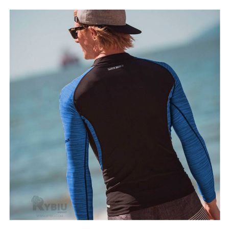 Playera con Alta Calidad en Negro Azul Y+Ligas de Regalo