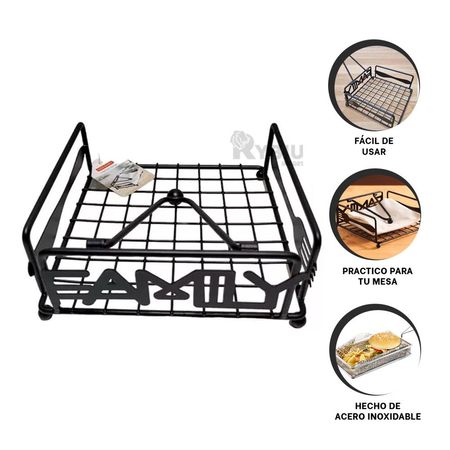 Soporte Compacto de Color Negro Y+Ligas de Regalo