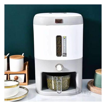 Dispensador para Cereales 10 kg en Plomo Y+Papel de Regalo