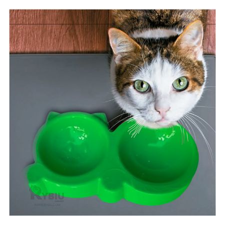 Plato con Doble Compartimiento en M Verde Y+Regalo Agendita