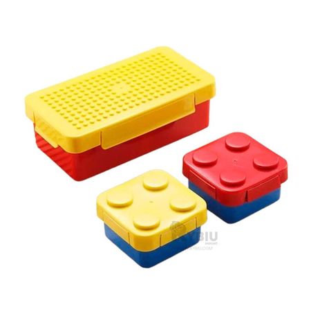 Envase Resistente de Lego Multicolor Y+Envoltorio de Regalo